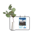 thumbnail image 1 of Blue Sky Forestry Science Nature Scenery Transparent Glass Hanging Vases Decoration Bottle, 1 of 2