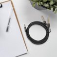 thumbnail image 4 of Audio Cable Durable Studio Monitor Cable for Phone 3.5mm to Dual 6.35mm, 4 of 5
