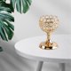 thumbnail image 3 of Candelabro de cristal para decoración de dormitorio y aniversario Dorado S, 3 of 6