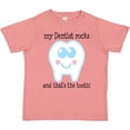 thumbnail image 3 of Inktastic Dentist Rocks Tooth Boys or Girls Toddler T-Shirt, 3 of 5