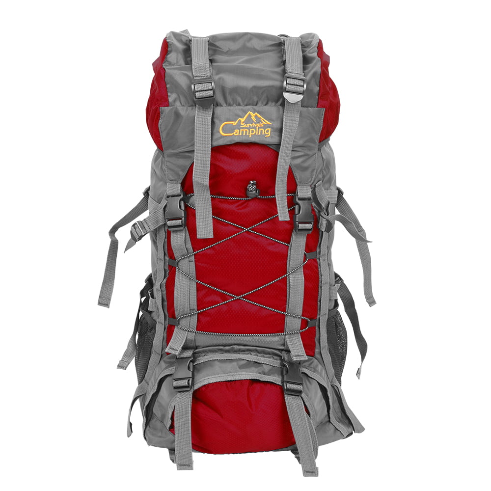60L Large Waterproof Backpack Rucksack Hiking Camping Travel Bag Outdoor Bag 