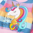 thumbnail image 4 of Toddle Girls Fall Sweatshirts Multicolor Casual Crewneck Unicorn Print Pullover Winter Clothes 4T 122, 4 of 5