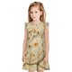 thumbnail image 1 of Balery Taco Tortillas Camisón de princesa para niñas, pijama de algodón con mangas abullonadas, suave y bonito.-Medium, 1 of 6