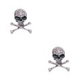 thumbnail image 4 of Broche de calavera Minnieouse estilo Punk Plata 2piezas, 4 of 5