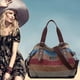 thumbnail image 4 of Bolso Diagonal de tela de lona de gran capacidad para mujer, 4 of 7