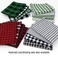 thumbnail image 2 of Black & White Assorted Homespun Plaid Gingham Homespun Cotton Fabric Bundle - Set of 4 Fat Quarters by JCS, 2 of 4