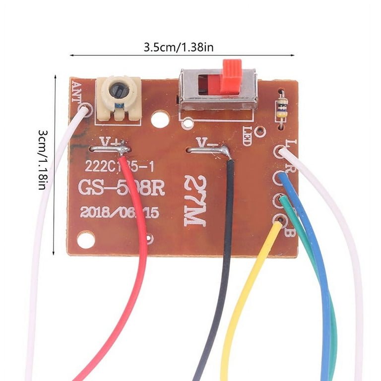 4ch 27mhz best sale remote control circuit