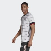 adidas 2020-21 Germany Home Authentic Jersey - White-Black S