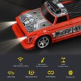 thumbnail image 3 of Coche teledirigido de drift a escala 1/16, control remoto de 2.4 GHz, tracción 4x4., 3 of 7