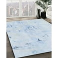 thumbnail image 2 of Ahgly Company Indoor Rectangle Abstract Pastel Blue Abstract Area Rugs, 6' x 9', 2 of 6