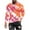 Orange, variant on Dagegui Mens Tie Dye Shirts Long Sleeve Crew Neck T-Shirts Big and Tall Outdoor Lounge Tees Trendy Hawaiian Vacation Travel PulloverTops Yellow,XXL