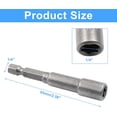 thumbnail image 2 of 10 Pcs 1/4 Inch Hex Magnetic Power Hex Nut Driver Magnetic Extension Socket Drill Bit Set, Quick Change Socket Nut Impact Driver for Electric Drill, 2 of 5
