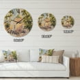 thumbnail image 4 of Designart 'People At Rustic Church In The Village' Country Wood Wall Clock, 4 of 5