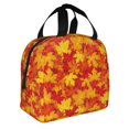 thumbnail image 2 of Balery Vintage maple leaves autumn Bolsa de Almuerzo Aislada – Caja de Almuerzo con Papel de Aluminio Grueso, Mantiene la Comida Fresca por 4 Horas, 2 of 8