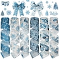 thumbnail image 1 of Cinta Decorativa Chitidr 6 Rollos 5 cm x 27 m Azul Navideña, 1 of 6