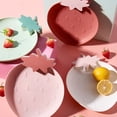 thumbnail image 3 of Strawberry Plastic Trays Snack Plates Kitchen Bowls,2 Pack Plastic Plates Serving Platters Food Tray Decorative Serving Trays for Candy,Fruits,Dessert,Salad Dish Home Wedding Party Platters, 3 of 5