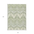 thumbnail image 3 of 8' X 10' Artichoke Green And Beige Ikat Washable Indoor Outdoor Area Rug, 3 of 5