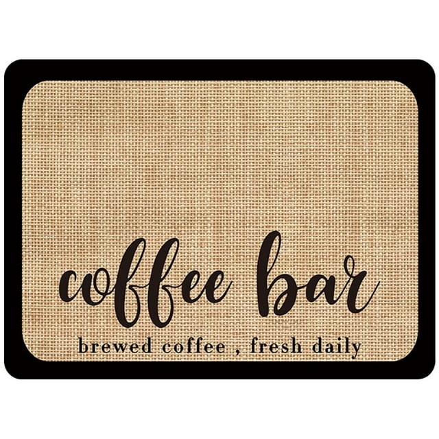 Vensio -Absorbent Coffee Mat for Countertop Hide Stains, Rubber Backed Waterproof Placemat for Coffee Maker, Fast Drying Diatom Mud Mat for Kitchen Espresso Bar Accessories