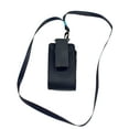 thumbnail image 4 of Around the Neck Hanging Lanyard Open Top Black and Red Case fits LG b471 flip phone, 4 of 5