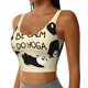 thumbnail image 2 of Fotbe Panda Doing Yoga Sujetador Deportivo Largo sin Aros para Mujer con Almohadillas y Soporte Medio, Transpirable y Absorbente, Camiseta Tipo Chaleco o Tank Top-Small, 2 of 8