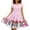 Sakura Flower Rose Pink, variant on FKELYI Cherry Blossom Slip Dress for Women Casual Music Rose Swing Twirl Skater Dress for Valentine's Day Durable Slip Dresses Midi Size XS