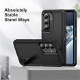 thumbnail image 6 of For Samsung Galaxy S26 5G 6.3" Phone Case with Built in Kickstand, Shockproof/Dustproof/Drop Proof Heavy Duty Military-Grade Rugged Protective Cover for Samsung Galaxy S26 5G,Black,For Galaxy S26 5G, 6 of 8