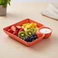 thumbnail image 3 of Separator Serving Dish Reusable Dipping Plate For Dumplings And Fruit Tray 4 Piece Toaster Oven Set Heavy Aluminum Cookie Sheet Rectangular Cake Pan Nonstick Wire Rack for Half Sheet Pan Wire Rack Pan, 3 of 5