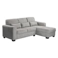thumbnail image 2 of Sofá Love Chaise Derecho en L Eros 3 Plazas Gris para Sala, 2 of 8