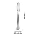 thumbnail image 5 of Stainless Steel Tableware Shared Set Fork Spoon Butter Cake Shovel Service Spoon Fork Soup Leakage, 5 of 5