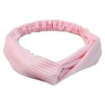 thumbnail image 4 of Guardurnaity Diademas para mujer Diademas anudadas elásticas Bandanas Bandas para el cabello Diadema de viaje para el hogar Accesorios para Rosa claro 10Conjunto, 4 of 6
