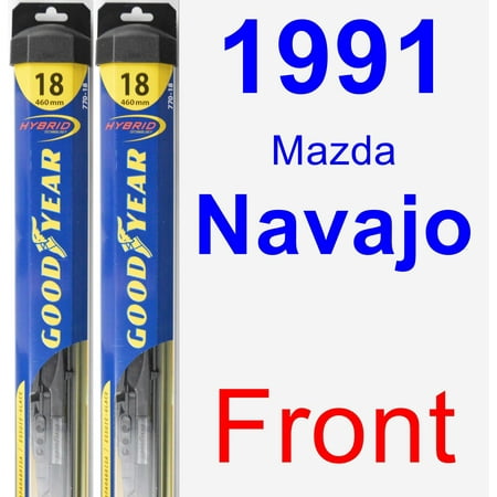 - 1991 Mazda Navajo Wiper Blade Set/Kit (Front) (2 Blades) - Hybrid