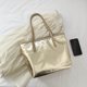thumbnail image 3 of Bolsa de axila de moda para mujer de mano simples de alta capacidad para regalo (dorado) Sywqhk Para Estrenar, 3 of 9