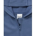 thumbnail image 3 of Hanes Pure Comfort Baby Lightweight French Terry Full-Zip Hoodie, Organic Cotton, Boys & Girls Misty Mountain 3MTH, 3 of 3