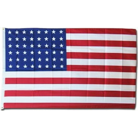 3x5 ft 48 STAR American United States Flag 1912-1959 Print Polyester Flag