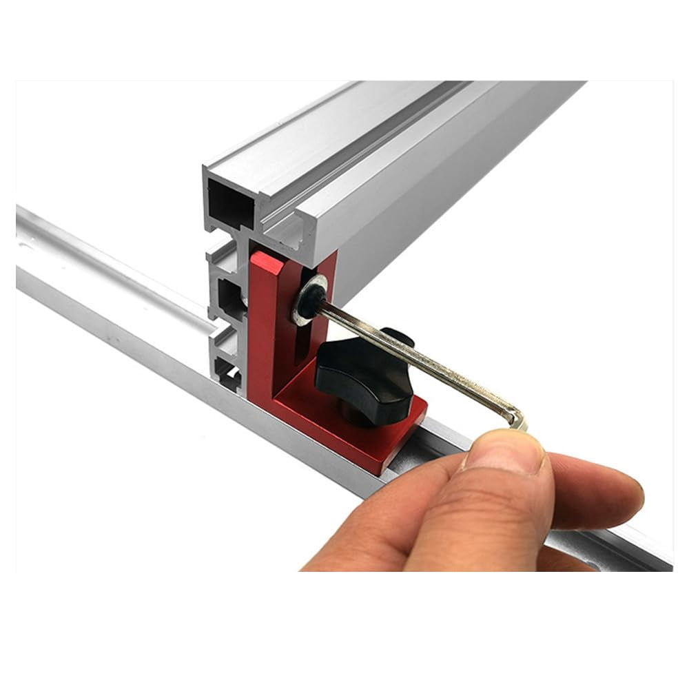 30/45 Manual Woodworking Miter Track Stop Router and Table Saw Fence Connector Aluminium Track Stopper