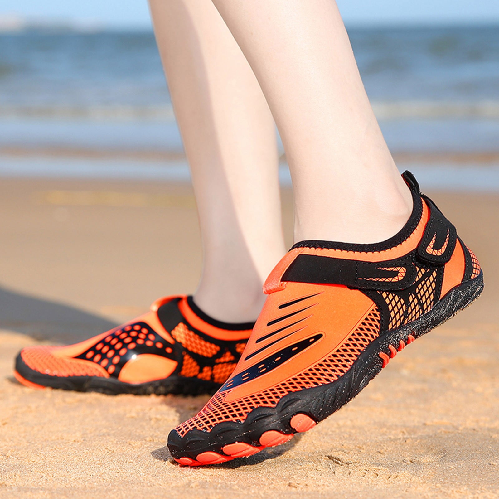 Mostsola Swim Water Shoes for Women Men Aqua Athletic Hiking Beach Anti-Slip Barefoot Sneakers