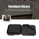 thumbnail image 2 of 8 Pcs Non-Slip Furniture Leg Mats for Table Desk Bed Sofa Chairs (Black), 2 of 4