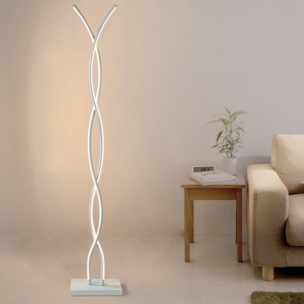 MIDUO Modern LED Floor Lamp Standing Dimming Vertical Floor Lamp for