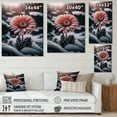 thumbnail image 4 of Designart A Blooming Pink Gerbera Flower In Winter II Canvas Wall Art, 4 of 5