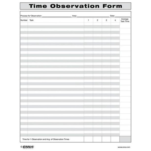 Time Observation Form (Other)