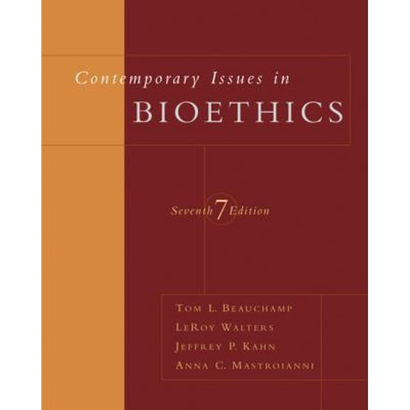 Pre-Owned Contemporary Issues in Bioethics (Paperback) 0495006734 9780495006732