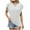 White, variant on Yyeselk Summer Women Cotton Shirts Casual Flutter Short Sleeves V-Neck Cozy Blouses Fashion Pure Color Loose Fit Ladies Tops Tunic Pink S