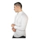 thumbnail image 2 of Camisa Manga Larga Stretch Caballero, Slim Fit Chili Beans Blanco Ropa de hombre T G, 2 of 4