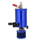 thumbnail image 1 of BOROCO Lata de captura de aceite universal con deflectores, lata de captura del depósito del tanque de aceite de aleación de aluminio con kit de tanque de ventilación de la lata de captura(Azul), 1 of 5