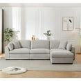 thumbnail image 4 of Luis Upholstered Wide Modular Sofa, 4 of 9