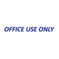 thumbnail image 1 of Printtoo Office Use Only Self Inking Rubber Stamp Pre-Inked Office Stamp- Home Office Business Stationery, Blue- 42 x 9 mm, 1 of 7
