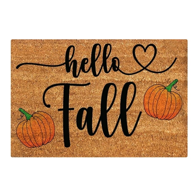 Tapis de Porte d'Entrée d'Automne pour la Maison de l'Action de Grâce Tapis de Sol Décoration