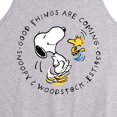 thumbnail image 2 of Peanuts - Good Things Are Coming Circle - Men's Jersey Tank Top, 2 of 5
