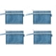 thumbnail image 1 of Bolsa de malla con cremallera y asa, juego de tarjetas de visita transparentes, adecuada para documentos A5, etc., 1 of 5
