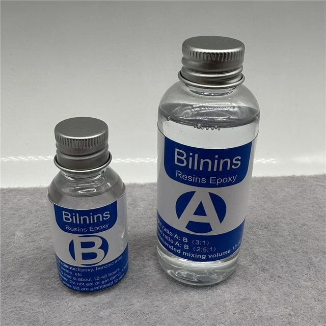 Bilnins Resins Epoxy, Clear Epoxy Resin Kit Casting and Coating for Art